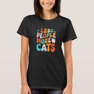 Retro-Vintage Mehr-Katzen Lustiger Katzenliebhaber T-Shirt