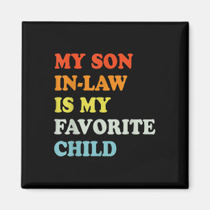 Retro Vintage Mein Schwiegersohn Ist Mein Liebling Magnet