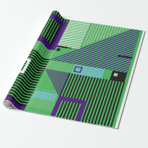 Retro Vintage Memphis Mode Muster. Illus Geschenkpapier