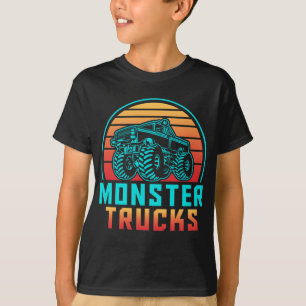 Retro Vintage Monster-LKW T-Shirt