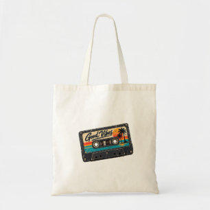 Retro-Vintage-Musik-Kassetten-Grafik – Klassische  Tragetasche