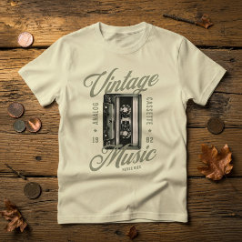 Retro Vintage Musik Kassettenband T-Shirt