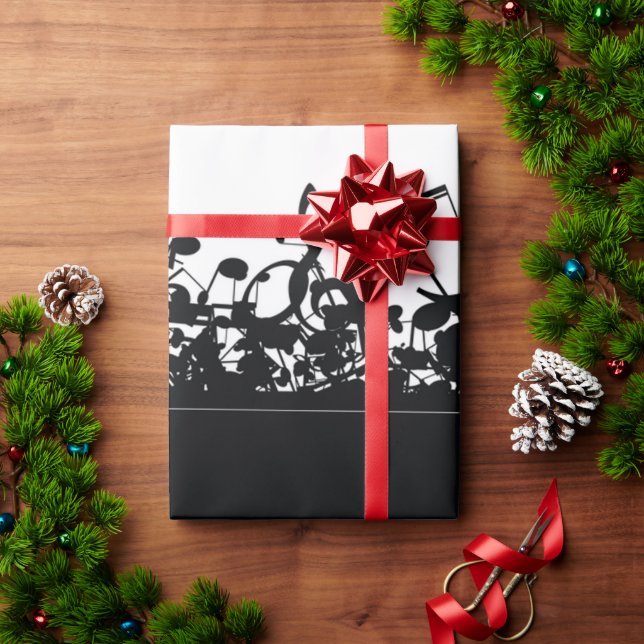 Retro Vintage Musiknote Geschenkpapier (Feiertagsgeschenk)