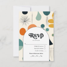 Retro Vintage Muster und Typografie Hochzeit