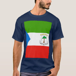 Retro Vintage nationale Flagge Äquatoriale Guinea T-Shirt