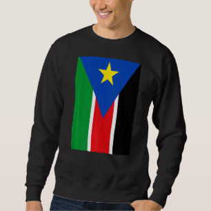 Retro Vintage Nationalflagge Südsudan Sweatshirt