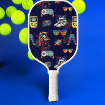 Retro Vintage Neon 80er Jahre Muster