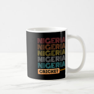 Retro Vintage Nigeria Kricket  Kaffeetasse