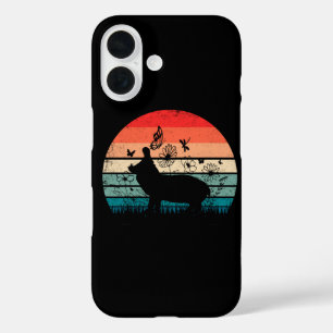Retro Vintage Nilpferd Hippopotamus Hippo-Fan iPhone 16 Hülle