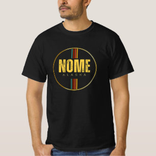 Retro Vintage Nome Stadt Alaska Bundesstaat 70er J T-Shirt