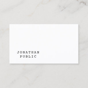 Retro Vintage Nostalgisches Aussehen Minimalistisc Visitenkarte