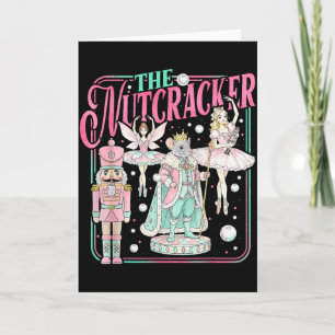 Retro Vintage Nussknacker Zuckerfee Pflaume Chri Karte