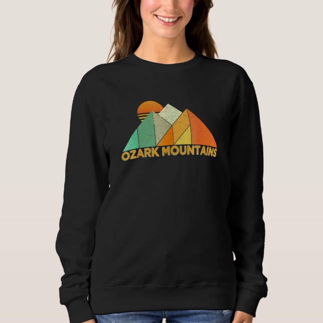 Retro Vintage Ozarkgebirge Sweatshirt (Vorderseite)