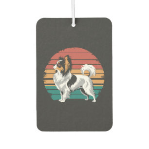 Retro Vintage Papillon Hundeliebhaber Tier Papillo Autolufterfrischer