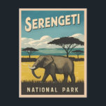 Retro Vintage Parco Tassino Postkarte<br><div class="desc">Erleben Sie die unvergleichliche Schönheit des Serengeti Nationalparks mit diesem urigen,  auf Reisen inspirierten Design. Zeichnend Inspiration aus den eindrucksvollen Savannen und der vielfältigen Tierwelt dieses ikonischen afrikanischen Reservats,  erfasst dieses Design das Wesen der Naturwunder des Serengeti in einer Retro-Ästhetik,  die an klassische Reiseplakate erinnert.</div>