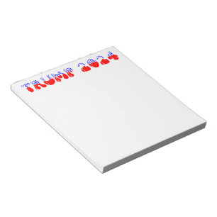 Retro Vintage Patriotischer Trump 2024 Notizblock