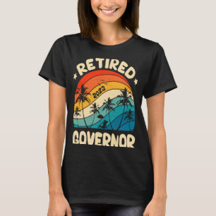 Retro Vintage Pensionierung des Gouverneurs funkti T-Shirt