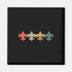 Retro Vintage Pfadfinder Pfadfinder Männer Frauen  Magnet