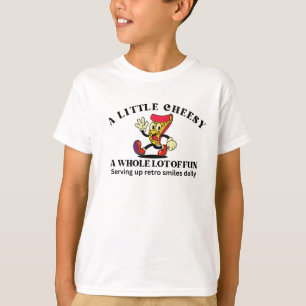 Retro-Vintage-Pizza-Cartoon T-Shirt
