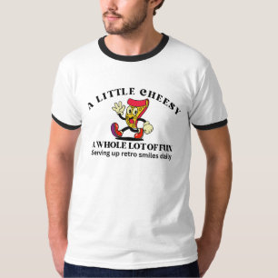 Retro-Vintage-Pizza-Cartoon  T-Shirt