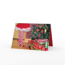 Retro Vintage Pop-Kultur-Weihnachtsgruß-Karte