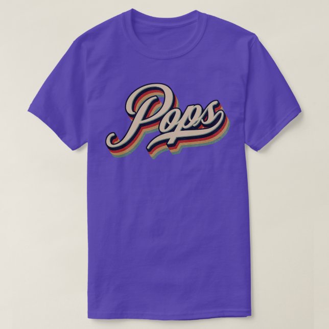 Retro Vintage Pop T-Shirt (Design vorne)