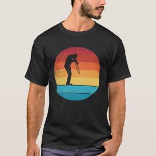 Retro Vintage-Posaunist Old School 1 T-Shirt