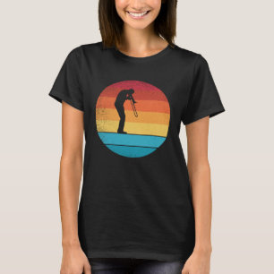Retro Vintage-Posaunist Old School 1 T-Shirt