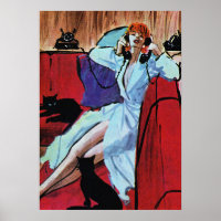 Retro Vintage Pulp Cover Kunst mit jungen Freunden