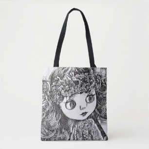 Retro-vintage-Puppe-Grunge-Art-süß-lustig-Boho-Sti
