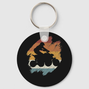 Retro vintage Quad Schlüsselanhänger