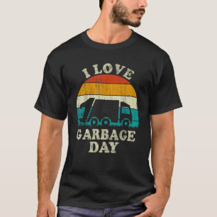 Retro Vintage Recycling Müll Kinder Ich liebe Müll T-Shirt