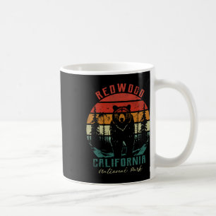Retro Vintage Redwood Nationalpark Für Kinder Wand Kaffeetasse