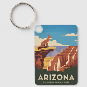 Retro Vintage Reise Arizona Grand Canyon Landschaf Schlüsselanhänger