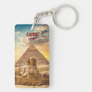 Retro Vintage Reise Urlaub Kairo Ägypten Schlüsselanhänger