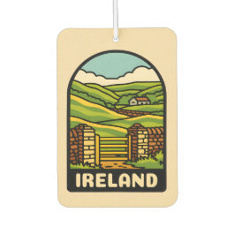Retro Vintage Reisen Irland Land Landschaftlich Autolufterfrischer