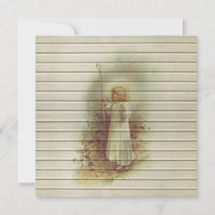 Retro Vintage religiöses Weihnachten