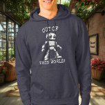 Retro - Vintage Roboterhoodie Hoodie<br><div class="desc">Starten Sie Ihren Stil in die Stratosphäre mit unserem Retro-Vintagen Roboterhoodie, mit einem sonderbaren Vintagen Robotercharakter im klassischen Comic der 50er Jahre. Diese Kapelle ist perfekt für diejenigen, die eine Mischung aus Science Fiction und Retro-Ästhetik Liebe. Mit scharfer Halbtongrafik und spielerischem Design ist es ideal für alltägliche Kleidung, Cosplay-Events oder...</div>
