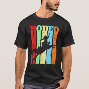 Retro Vintage Rodeo Pferdereiten Land Style T-Shirt