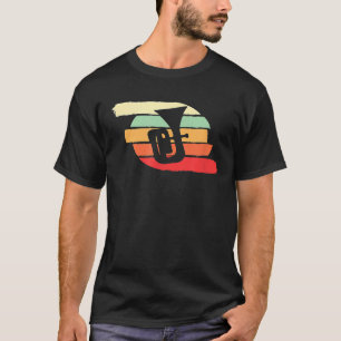 Retro Vintage Röhrenblasinstrument Musikalische Se T-Shirt