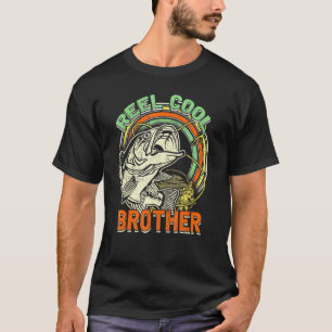 Retro Vintage Rolle Cool Bruder Angeln T-Shirt