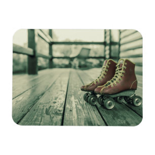 Retro-Vintage-Rollschuhe Magnet