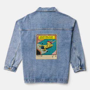 Retro Vintage Romance Comic: Bettgeflüster Jeansjacke