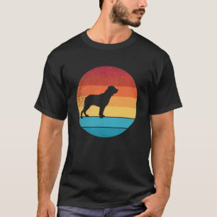 Retro Vintage Rottweiler Hunde und süße Tiere 5 T-Shirt