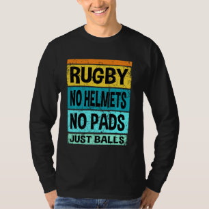 Retro Vintage Rugby Balls Spieler Fans T-Shirt