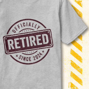 Retro Vintage Ruhestand Offiziell Im Ruhestand 202 T-Shirt