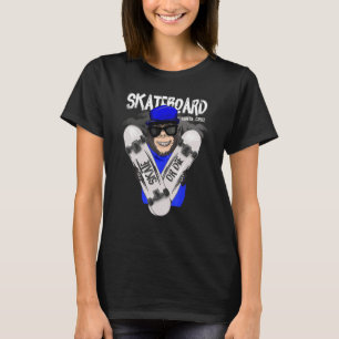 Retro Vintage Santa Cruz California Affe Skatebo T-Shirt