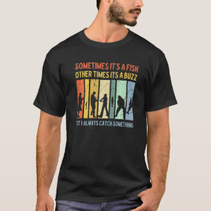 Retro Vintage Sarkasmus Angelwitz für Bass-Angeln T-Shirt