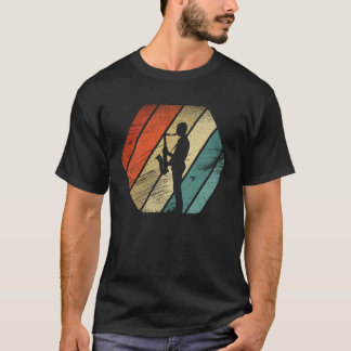 Retro Vintage Saxophonspieler Old School 3 T-Shirt