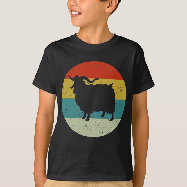 Retro-Vintage Schafe T-Shirt (Vorderseite)